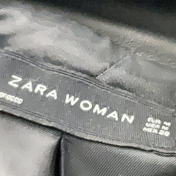 💥EDGY CHIC💥QUILTED LAMBSKIN LEATHER SLEEVES MOHAIR MOTO COAT in BLACK - Picture 16 of 16